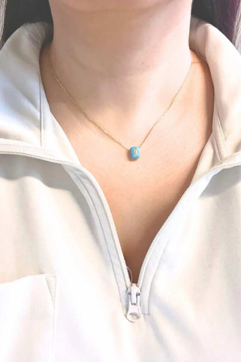 Gümüş Taşlı Yüzük Ve Kolye Seti ( Zümrüt Yeşili)